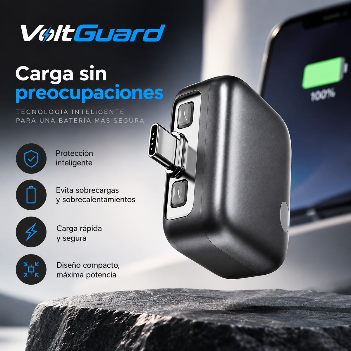 Adaptador de Carga Inteligente con Desconexión Automática